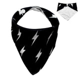 Lightning Print Dog Bandana Collar