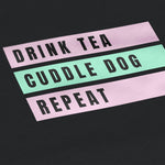Tea, Cuddle, Repeat Bar Hoodie